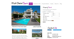 Desktop Screenshot of firstchoicespain.com